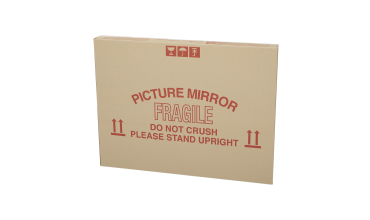 Picture Frame Box: Secure and Durable Packaging for Artwork, Mirrors, and Glass Tabletops