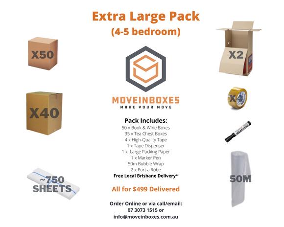 Moving Pack (Extra Large - 4-5 Bedroom)